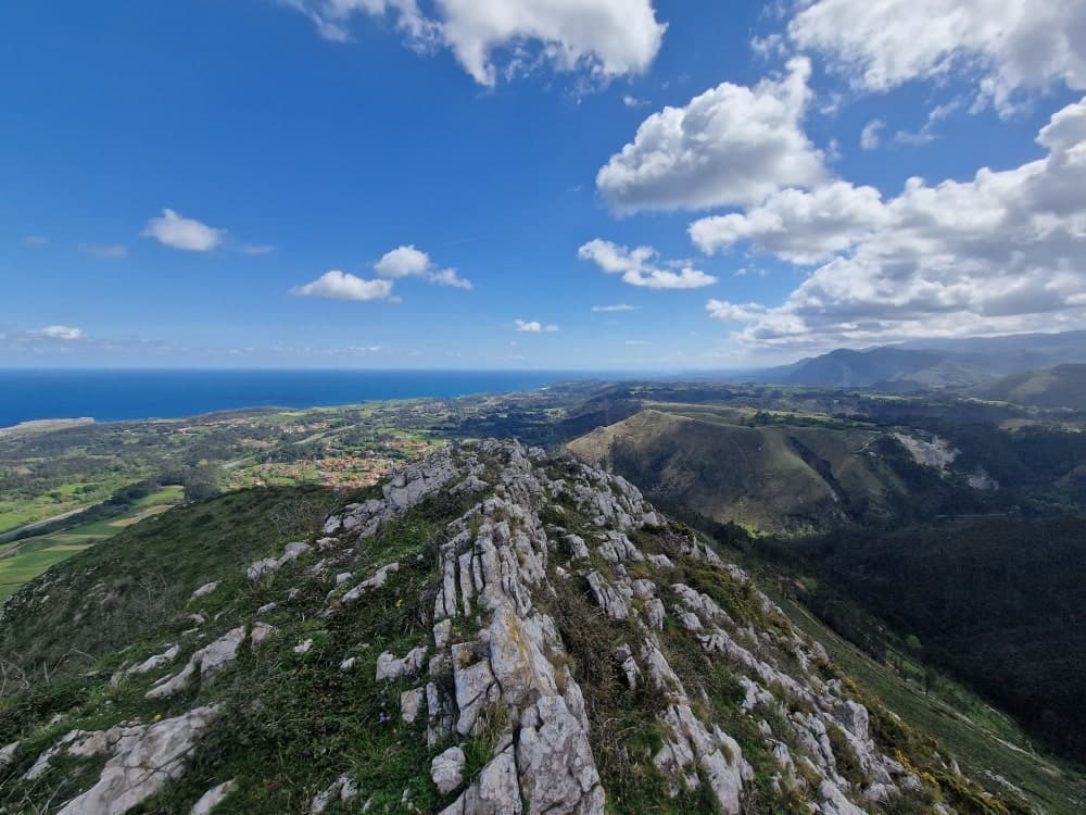 A trail in the mountains